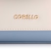 Bolsa De Mão Couro Azul/Couro Off White - imagem 6