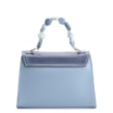 Bolsa De Mão Couro Azul/Couro Off White - imagem 3