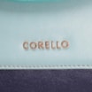 Bolsa De Mão Couro Azul Tricolor - imagem 6