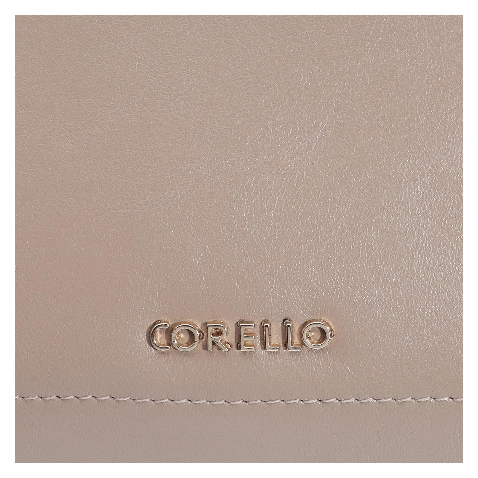 Bolsa De Mão Couro Bege