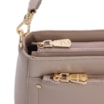 Bolsa De Mão Couro Bege - imagem 5