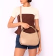 Bolsa De Mão Couro Bege - imagem 9