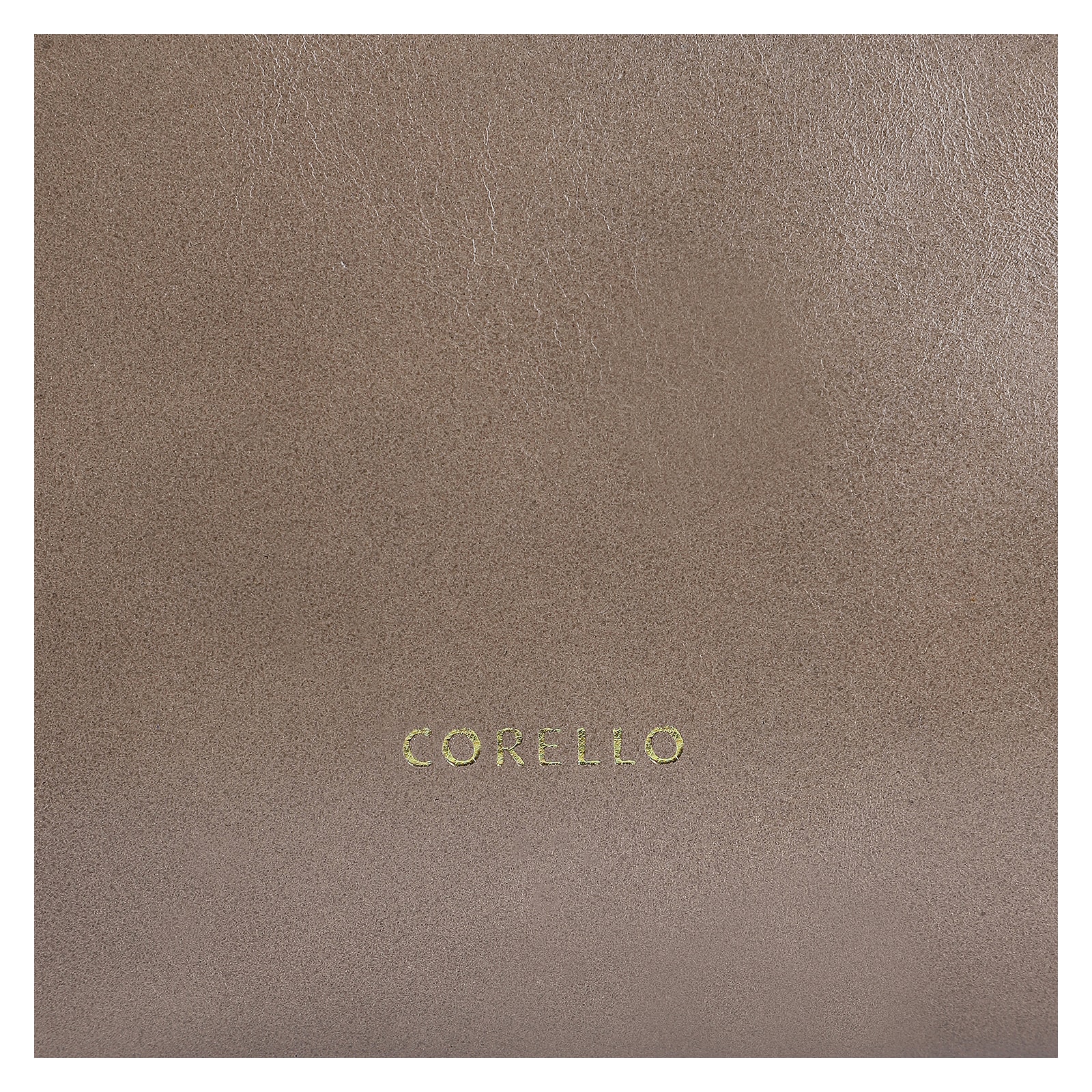 Bolsa De Mão Couro Bege/Marrom