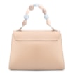 Bolsa De Mão Couro Bege/Off White - imagem 4
