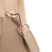 Bolsa De Mão Couro Camurça/Couro Bege - imagem 6