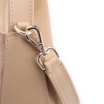 Bolsa De Mão Couro Camurça/Couro Bege - imagem 6