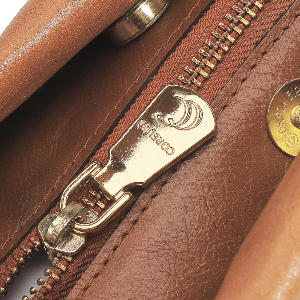 Bolsa De Mão Couro Caramelo - imagem 7