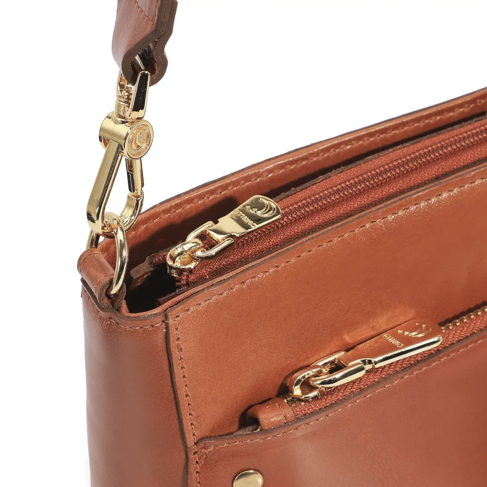 Bolsa De Mão Couro Caramelo - imagem 5
