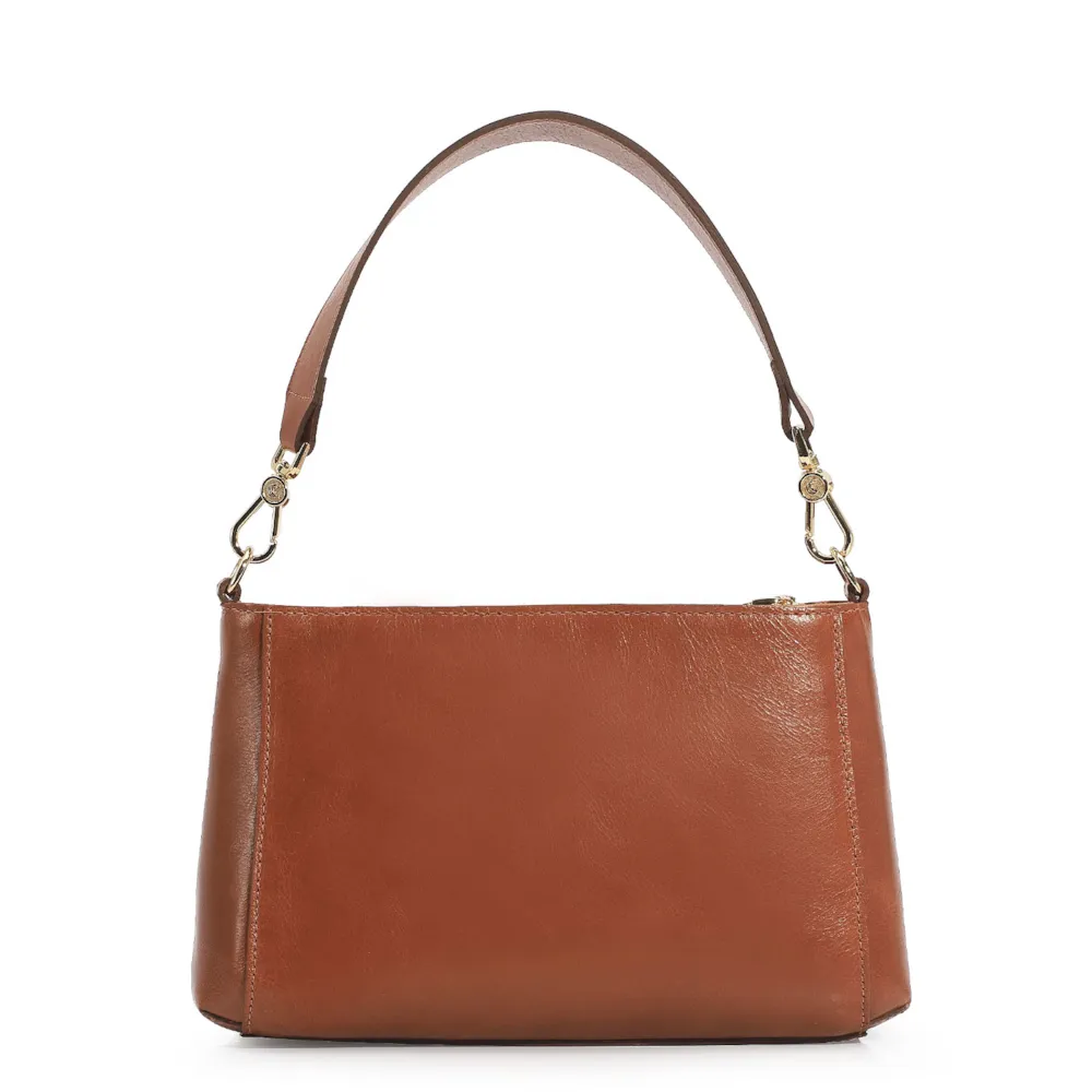 Bolsa De Mão Couro Caramelo - imagem 3
