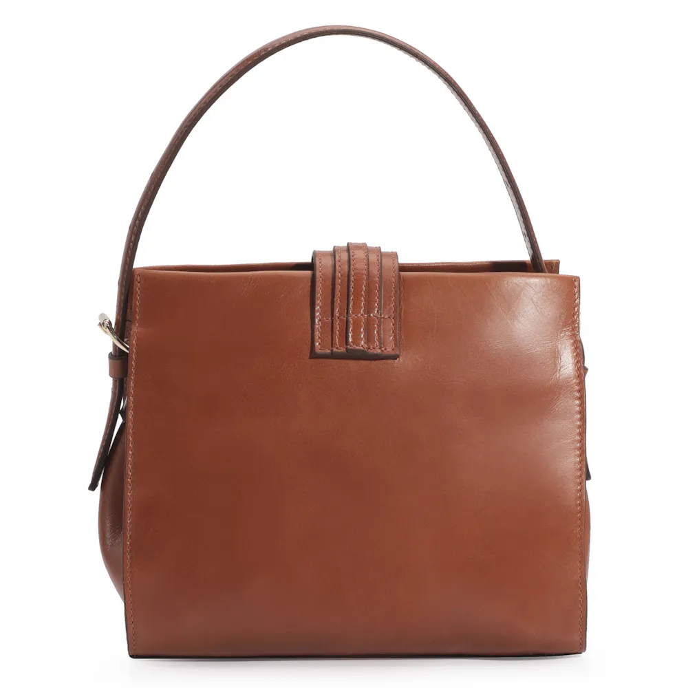 Bolsa De Mão Couro Caramelo - imagem 4