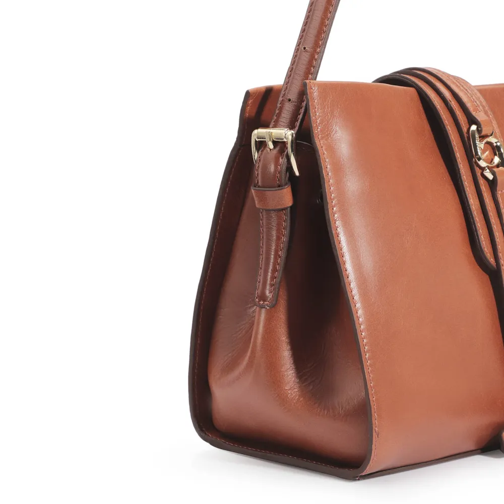 Bolsa De Mão Couro Caramelo - imagem 6