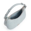 Bolsa De Mão Couro Croco Azul - imagem 4