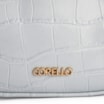 Bolsa De Mão Couro Croco Azul - imagem 6