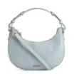 Bolsa De Mão Couro Croco Azul - imagem 1