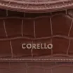 Bolsa De Mão Couro Croco Marrom - imagem 7
