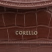 Bolsa De Mão Couro Croco Marrom - imagem 7