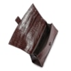 Bolsa De Mão Couro Croco Marrom - imagem 4