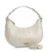 Bolsa De Mão Couro Croco Off White - imagem 3