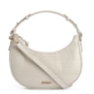 Bolsa De Mão Couro Croco Off White - imagem 1