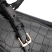 Bolsa De Mão Couro Croco Preto - imagem 5