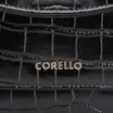 Bolsa De Mão Couro Croco Preto - imagem 6