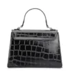Bolsa De Mão Couro Croco Preto - imagem 3