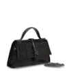 Bolsa De Mão Couro Croco Preto - imagem 2