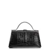 Bolsa De Mão Couro Croco Preto - imagem 3
