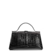 Bolsa De Mão Couro Croco Preto - imagem 3