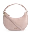 Bolsa De Mão Couro Croco Rosa - imagem 1