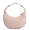 Bolsa De Mão Couro Croco Rosa - imagem 3