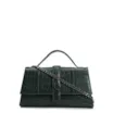 Bolsa De Mão Couro Croco Verde - imagem 1