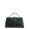 Bolsa De Mão Couro Croco Verde - imagem 1