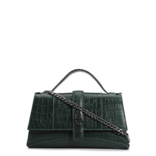 Couro Croco Verde