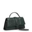 Bolsa De Mão Couro Croco Verde - imagem 2