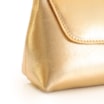 Bolsa De Mão Couro Dourado - imagem 6