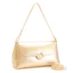 Bolsa De Mão Couro Dourado - imagem 2