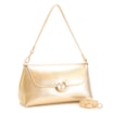 Bolsa De Mão Couro Dourado - imagem 2