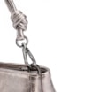 Bolsa De Mão Couro Estonado Prata - imagem 5