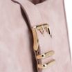 Bolsa De Mão Couro Estonado Rosa - imagem 5