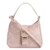 Bolsa De Mão Couro Estonado Rosa - imagem 1