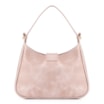 Bolsa De Mão Couro Estonado Rosa - imagem 3