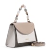 Bolsa De Mão Couro Kaki/Taupe/Nuvem - imagem 3