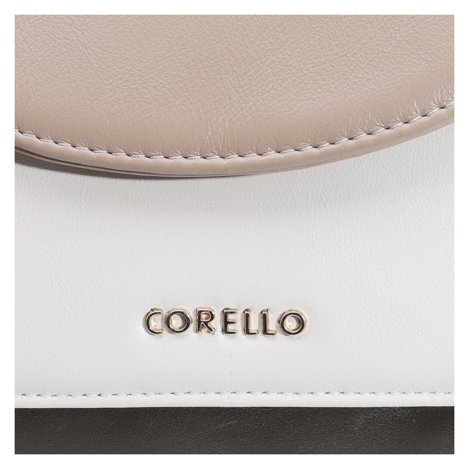 Bolsa De Mão Couro Kaki/Taupe/Nuvem