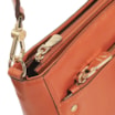 Bolsa De Mão Couro Laranja - imagem 5