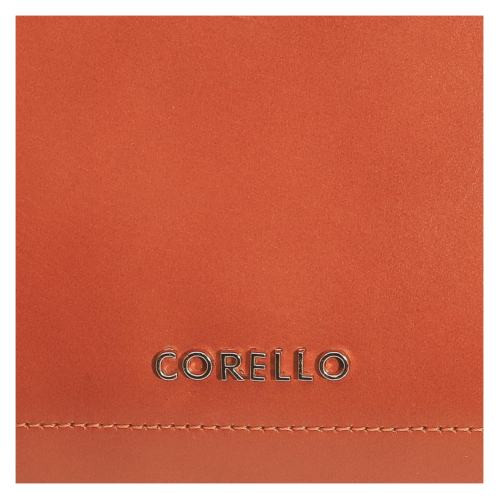 Bolsa De Mão Couro Laranja