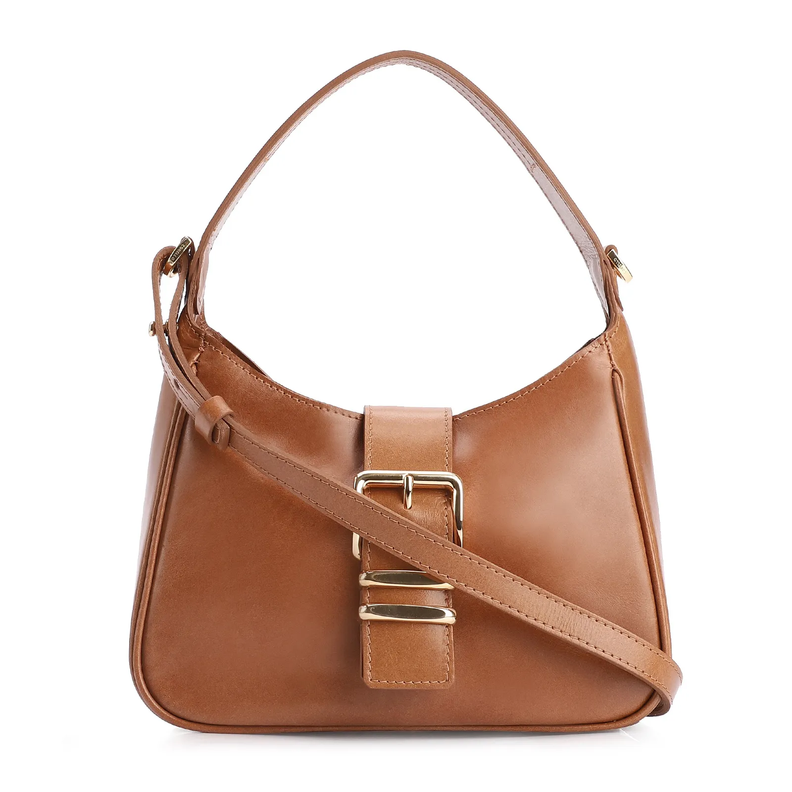 Bolsa De Mão Couro Marrom
