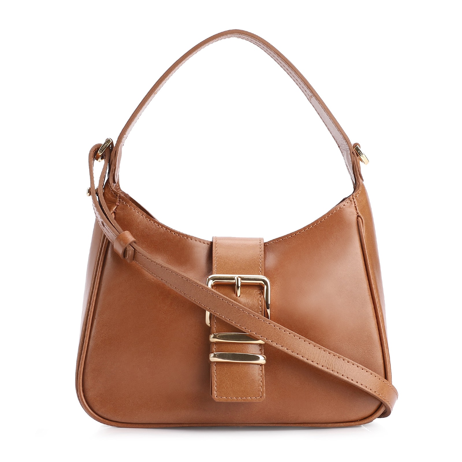Bolsa De Mão Couro Marrom