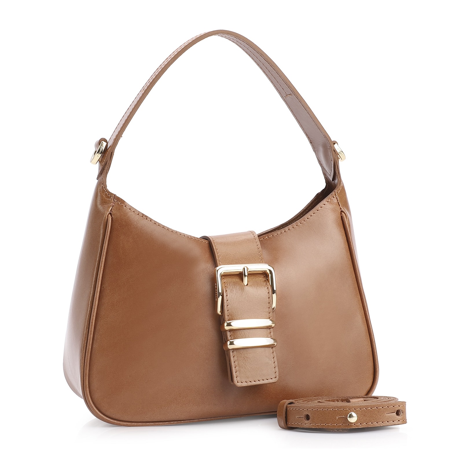 Bolsa De Mão Couro Marrom