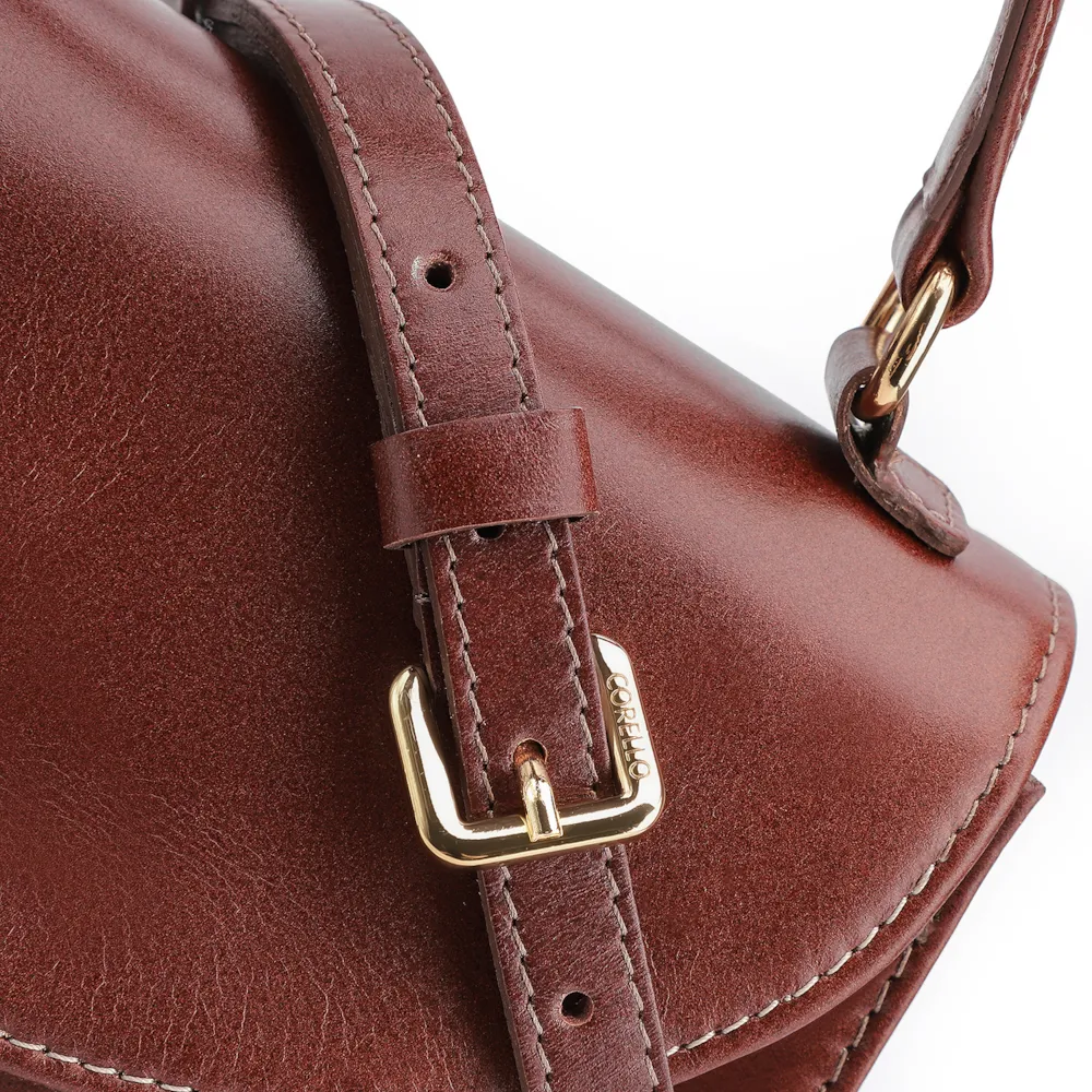 Bolsa De Mão Couro Marrom - imagem 5